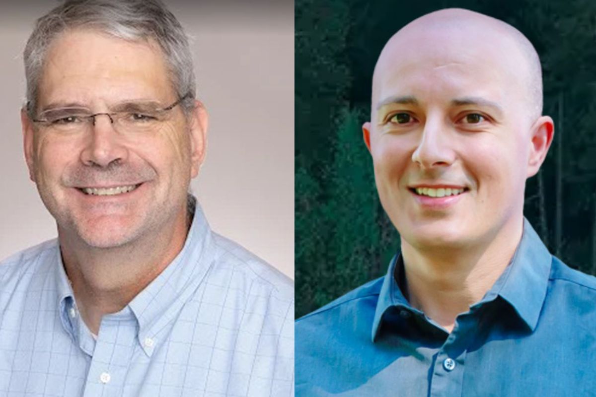 Allen Skidmore, left, faces Brandon Arthur in the race for a seat on the Central Valley School Board in the November election.  (Courtesy)