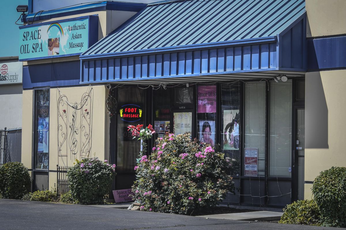 The owner of Space Oil Spa in Spokane Valley is accused of running a sex trafficking/prostitution ring. (Dan Pelle / The Spokesman-Review)