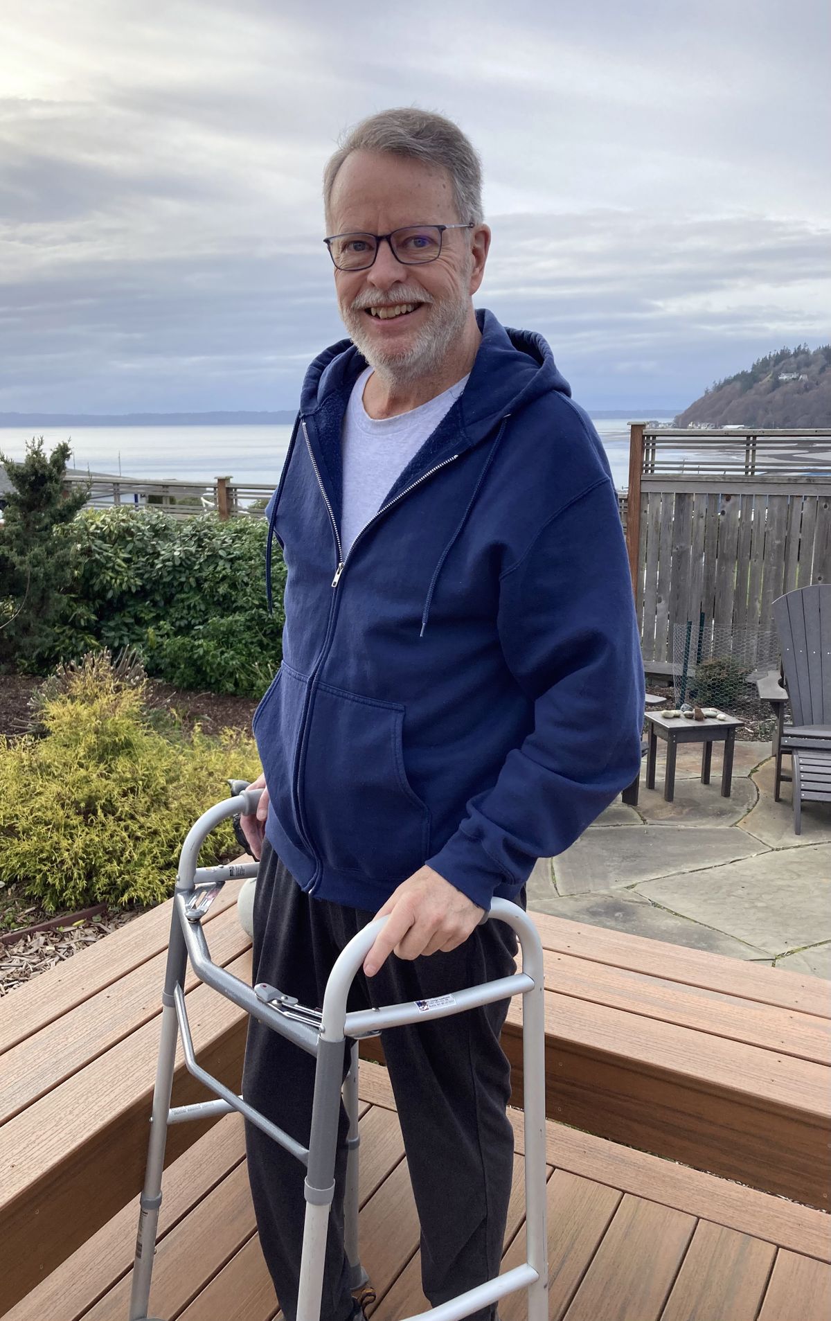 Matt Durham continues recovery at home in western Washington after receiving “the best care in Washington” with Providence. (Courtesy Providence)