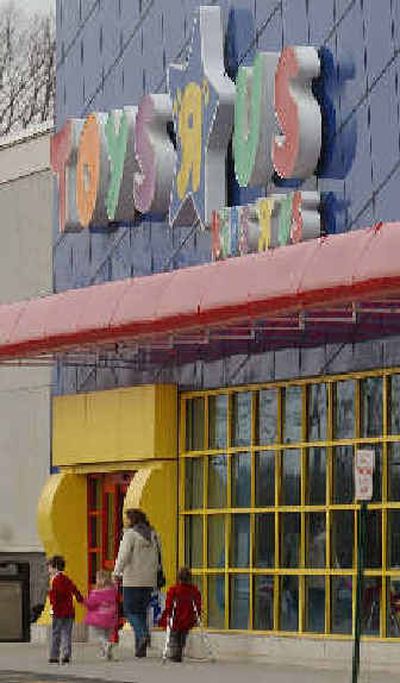 
Customers leave a Toys R Us store in Eatontown, N.J. 
 (Associated Press / The Spokesman-Review)