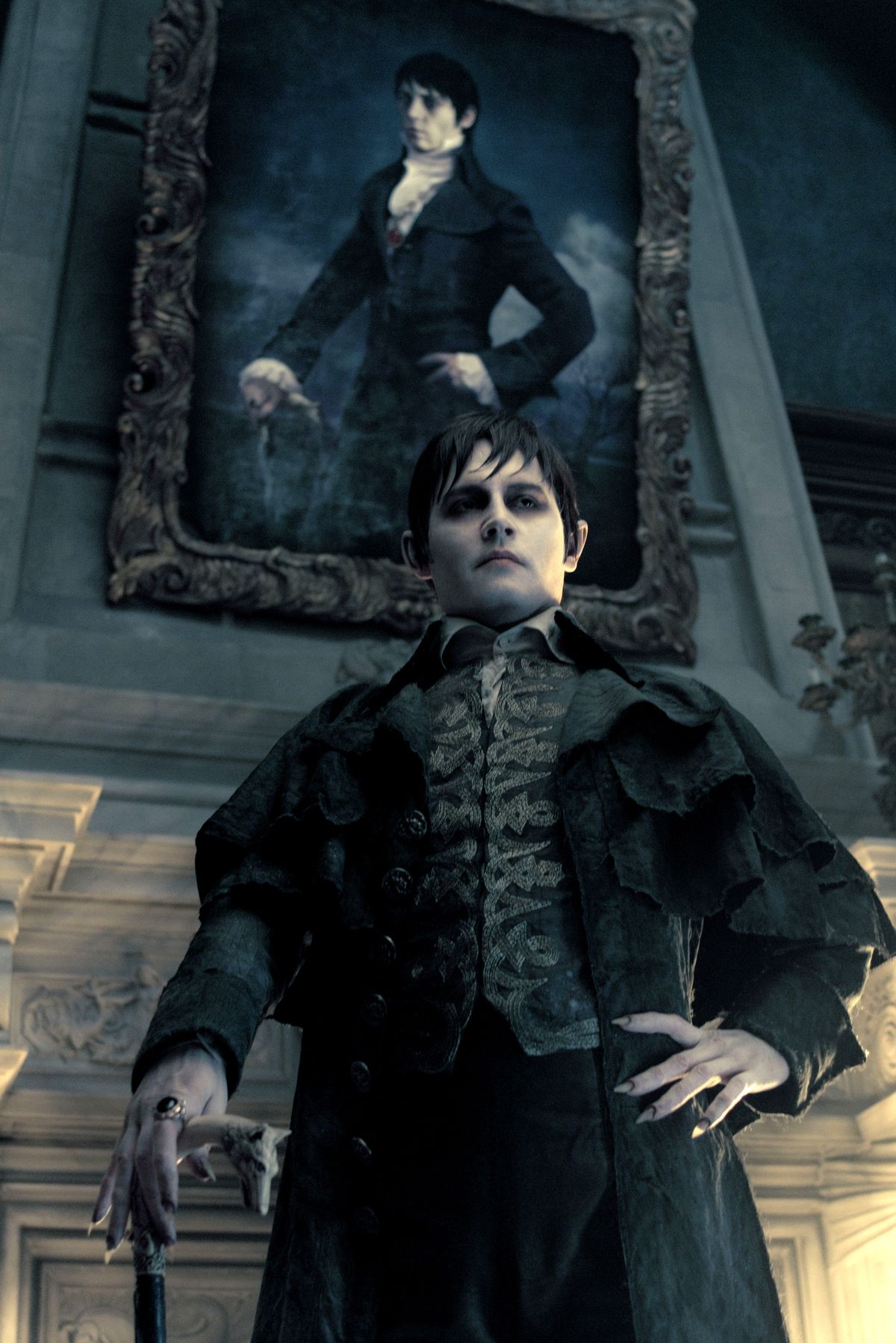 Johnny Depp portrays Barnabas Collins in a scene from “Dark Shadows.”