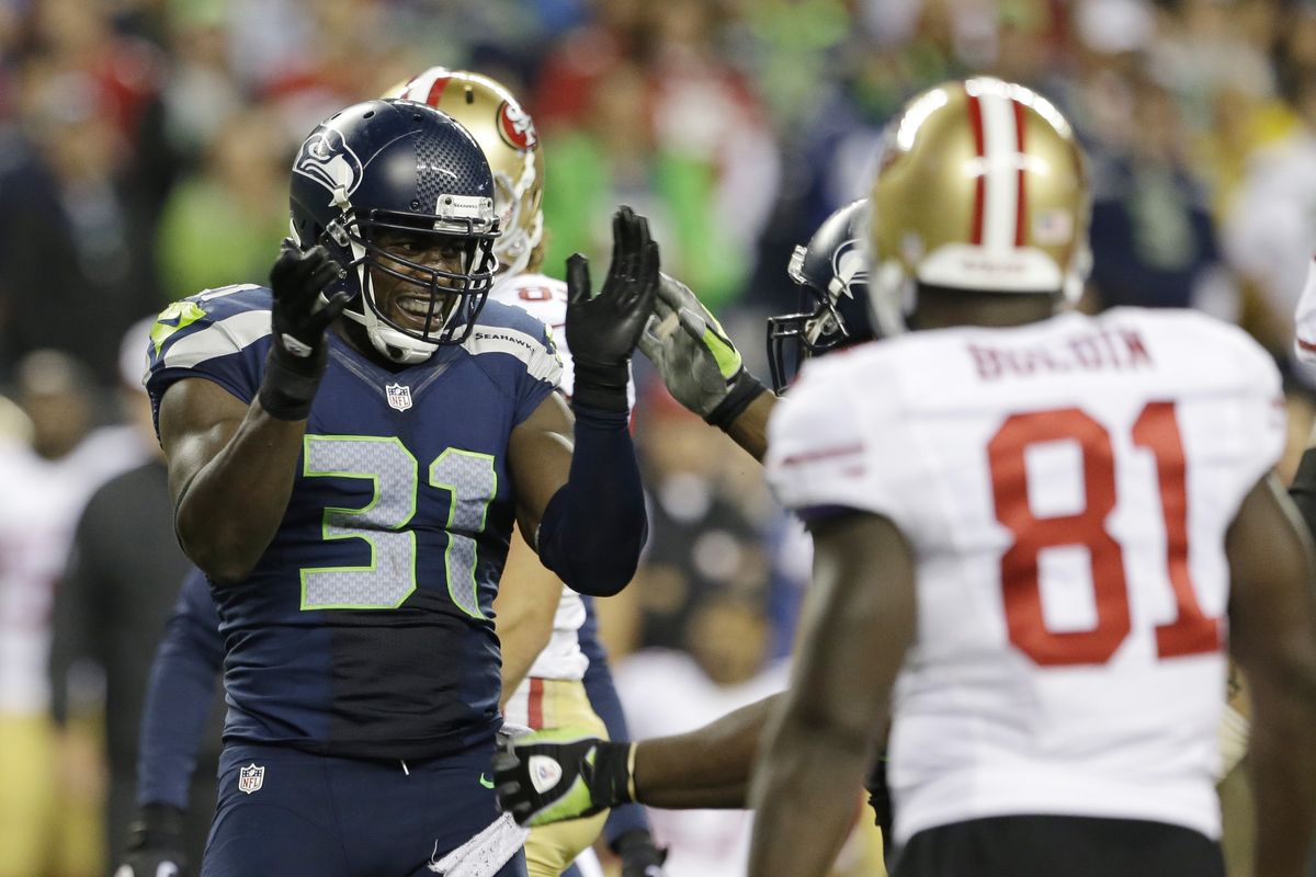 Safety Kam Chancellor is part of hard-hitting Seahawks defense. (Associated Press)
