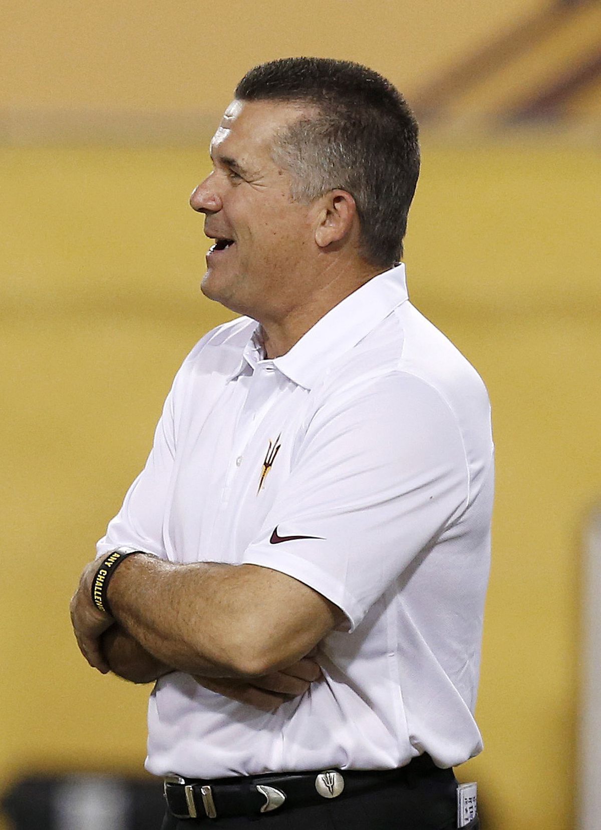 ASU coach Todd Graham knew Stanford would have a few tricks up its sleeve. (Associated Press)