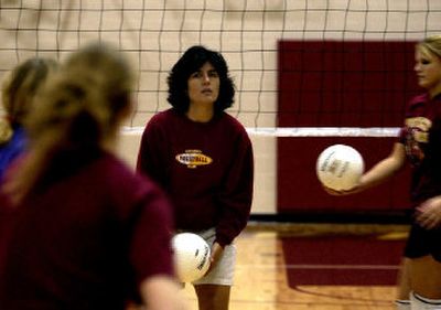 
University High volleyball coach Amanda Velasquez will have her hands full with a young team.
 (Steve  Thompson / The Spokesman-Review)