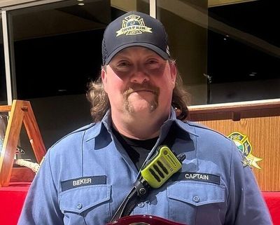 Jake Bieker was named the new Coeur d’Alene Fire Department chief when Tom Greif retires next month.  (Courtesy of International Association of Fire Fighters 7th District Vice President Ricky Walsh's Facebook page)