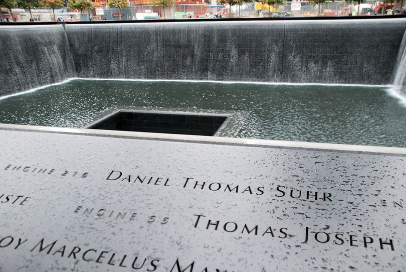 The 9/11 memorial taken for Becky Nappi's blog on Oct. 12, 2011. (Tony Wadden)