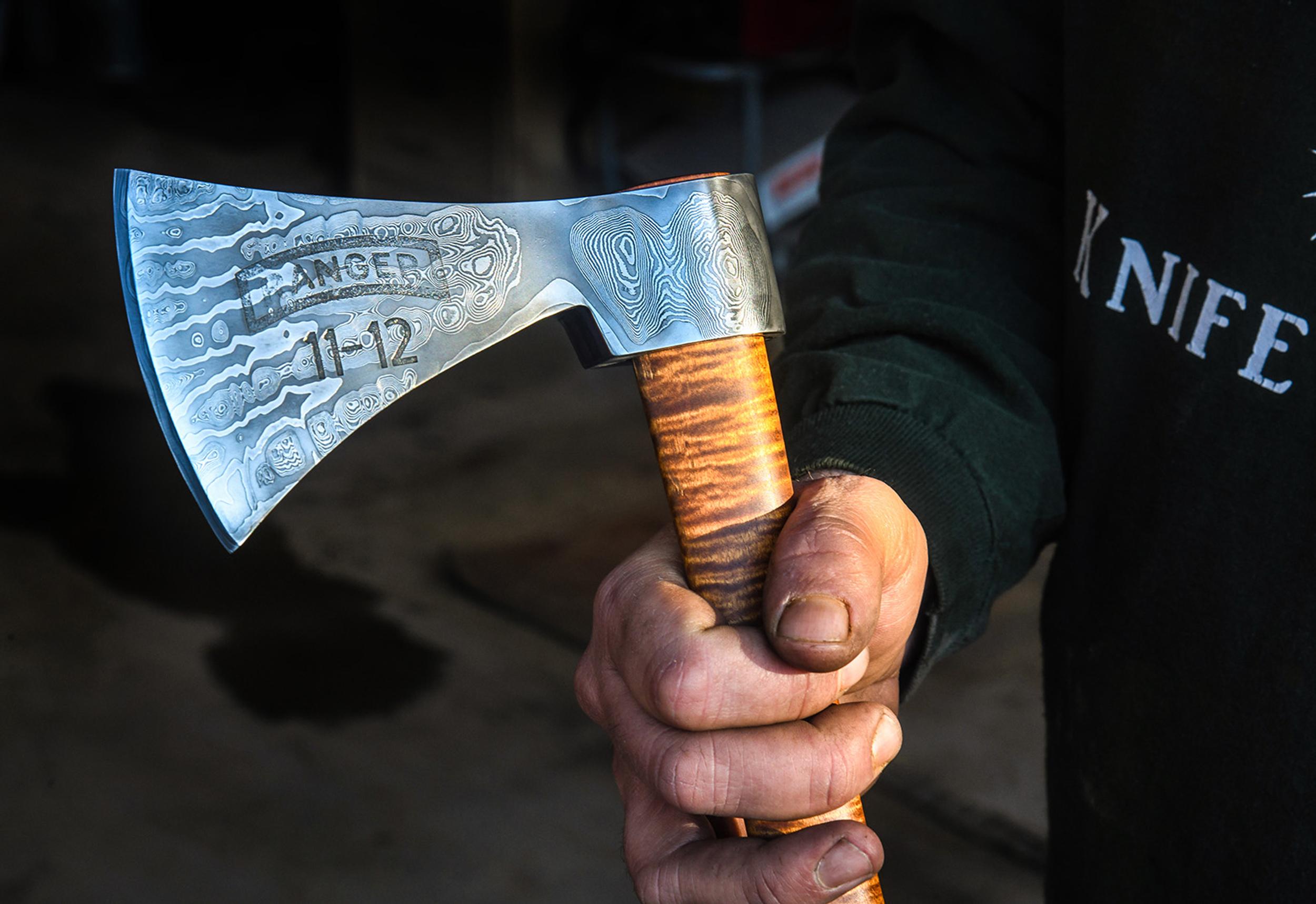 Forging bonds of steel: Ben Hayhurst makes 9/11 axe to go beyond ...