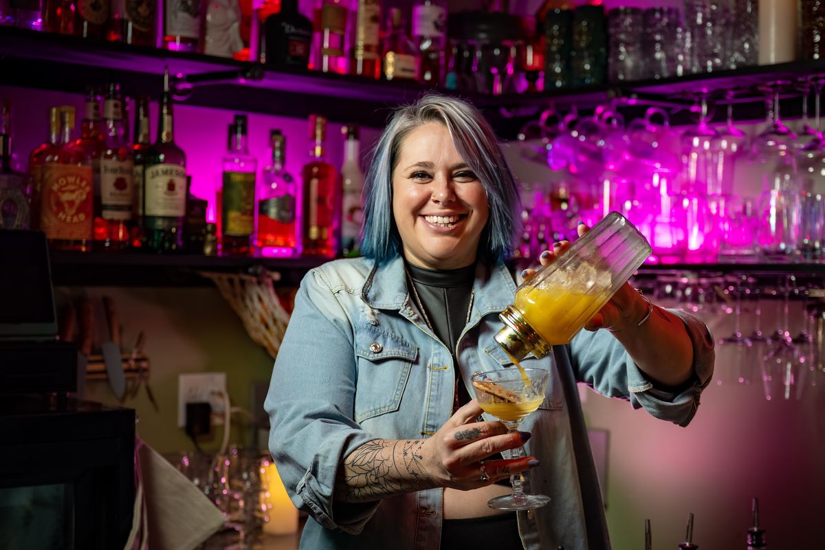 Garland District’s Little Noodle and Itty Bitty Buddha Bar owner and chef Kadra Evans will be featured on Food Network’s “Supermarket Stakeout” on April 25.  (COLIN MULVANY/THE SPOKESMAN-REVIEW)