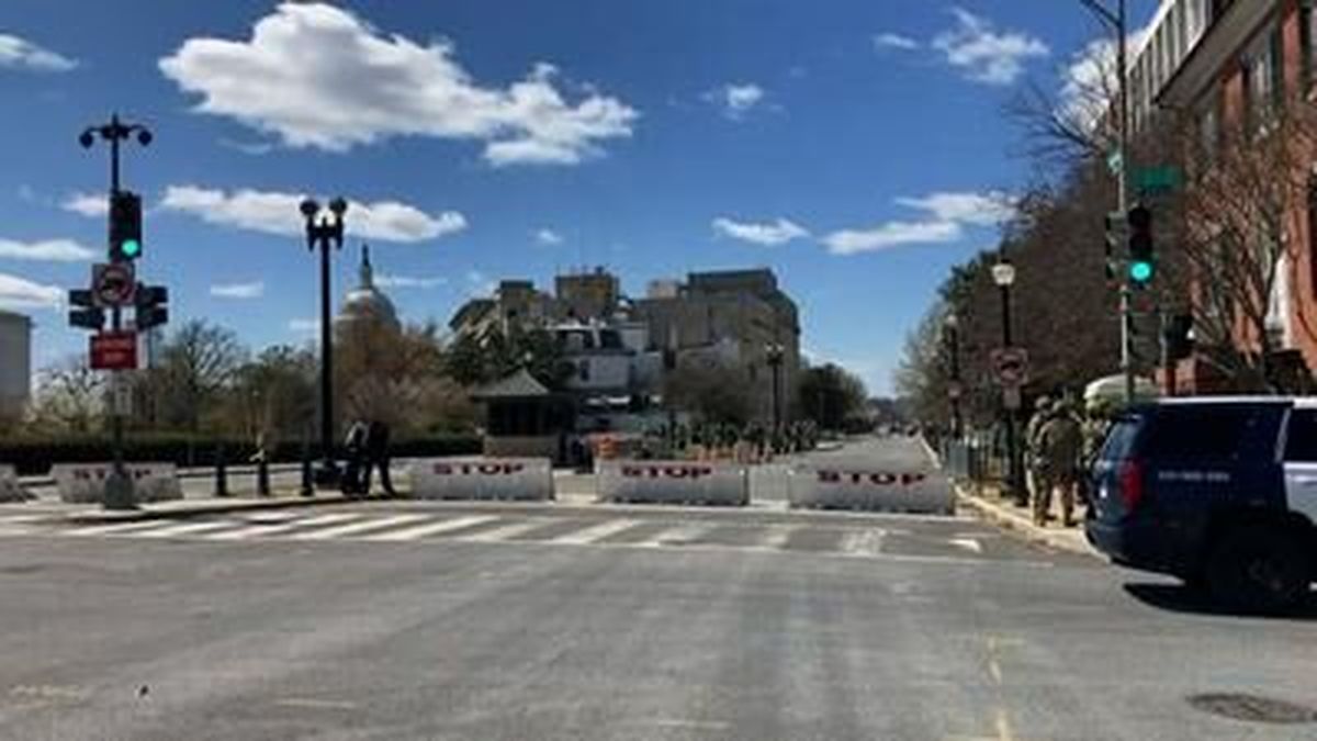 A Capitol Police officer has been killed after a man rammed a car into two officers at a barricade outside the U.S. Capitol and then emerged wielding a knife. The suspect died at a hospital. 