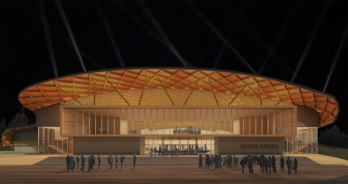 The University of Idaho announced that Idaho Central Credit Union has secured the naming rights to the school’s new arena after a $10 million donation on Thursday, Jan. 4, 2018, in Moscow, Idaho. (Opsis Architecture / Courtesy)