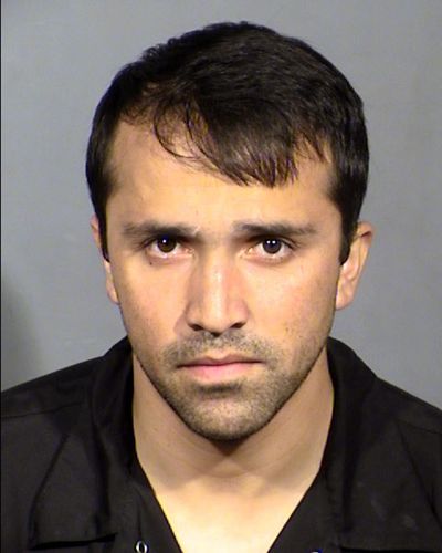 This Wednesday, March 22, 2017, booking photo provided by the Las Vegas Metropolitan Police Department shows Abdul Based, a taxi cab driver for the Lucky Cab Company of Nevada. (Las Vegas Metropolitan Police Department / Associated Press)