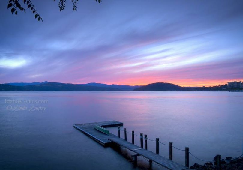 Izzit just me -- or are Linda Lantzy's sunsets on Lake Coeur d'Alene usually better than everyone else's?