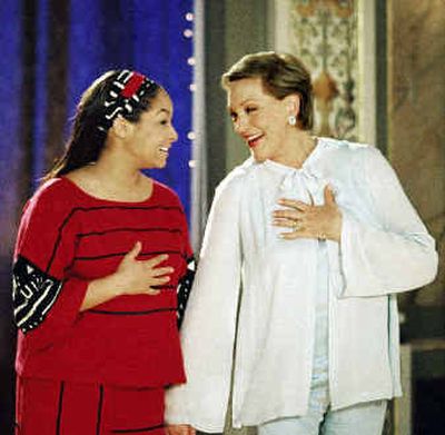 
Singer and actress Julie Andrews, right, and actress Raven, appear in a scene from Buena Vista Pictures' 