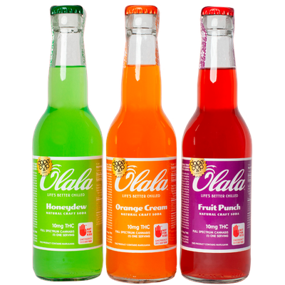 Lehua Brands's Olala professes to bring the “Aloha spirit” to cannabis-infused sodas. (Courtesy photo)