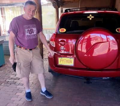 Bob Evans has been head wrangler at the International Rattlesnake Museum for more than 30 years. (Leslie Kelly)