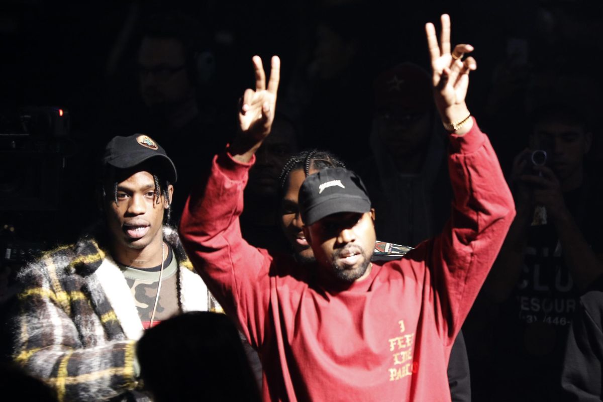 In this Feb. 11, 2016, file photo, Kanye West gestures to the audience at the unveiling of the Yeezy collection and album release for his latest album, “The Life of Pablo,” at Madison Square Garden in New York. Former pharmaceutical CEO and government target Martin Former pharmaceutical CEO Martin Shkreli is offering $10 million for Kanye Wests new album. (Bruce Barton / Associated Press)