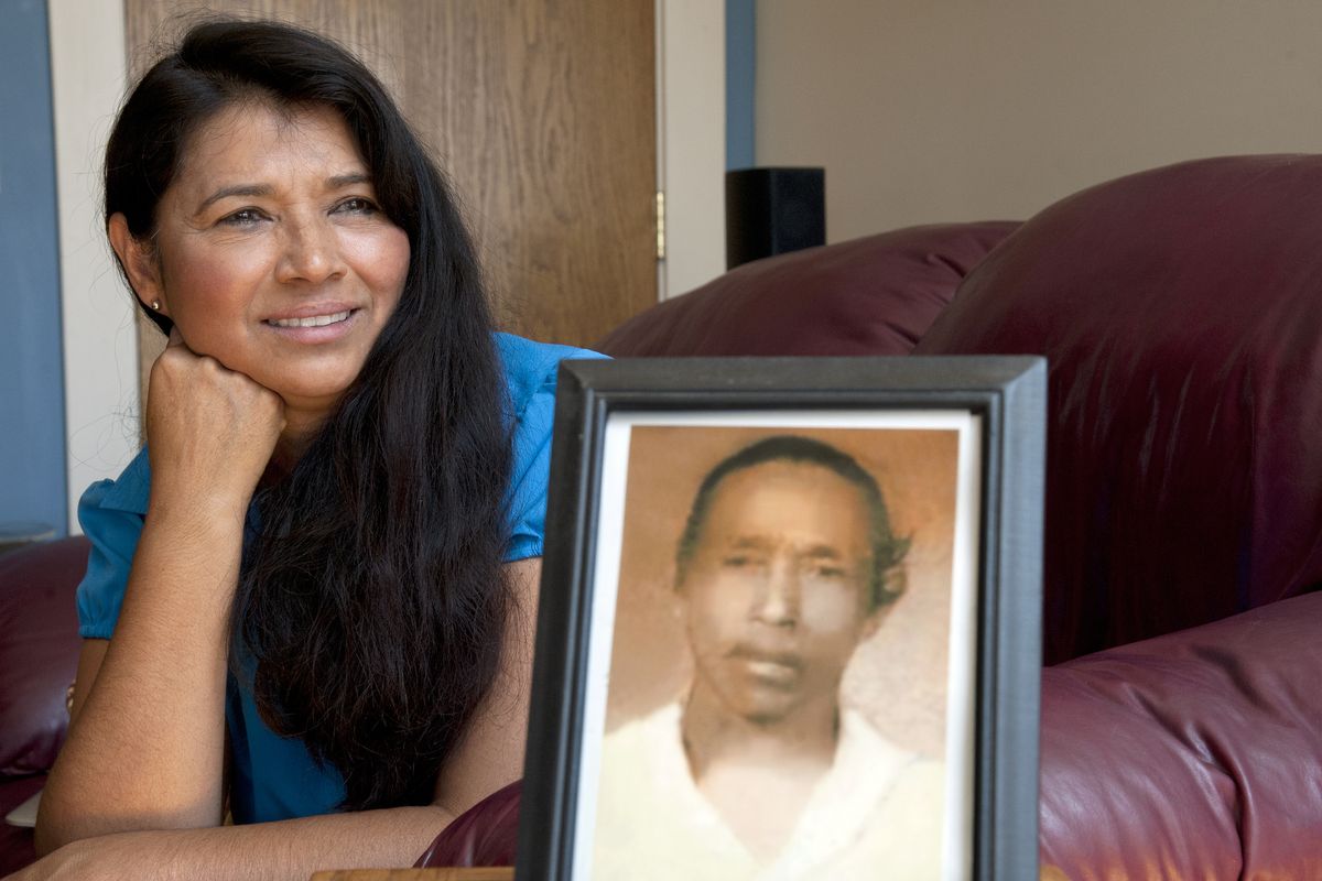 Luisa Orellana-Westbrook came with her family to America from El Salvador in the 1980s after the disappearance of her father, Jose Estanislao Orellana Villalobos, pictured, during a reign of torture and human rights abuses in El Salvador. (Dan Pelle)