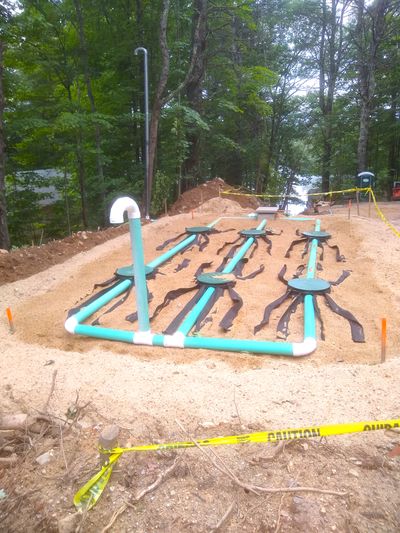 This is the leach field for a septic system. Septic designers have all sorts of options and can make a septic system work on just about any lot. (Tribune Content Agency)