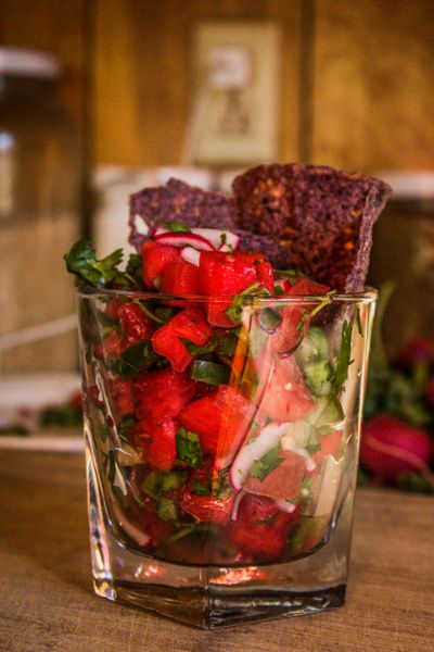 Spicy watermelon salsa (Lizzie Moss / EVERCANNABIS Correspondent)