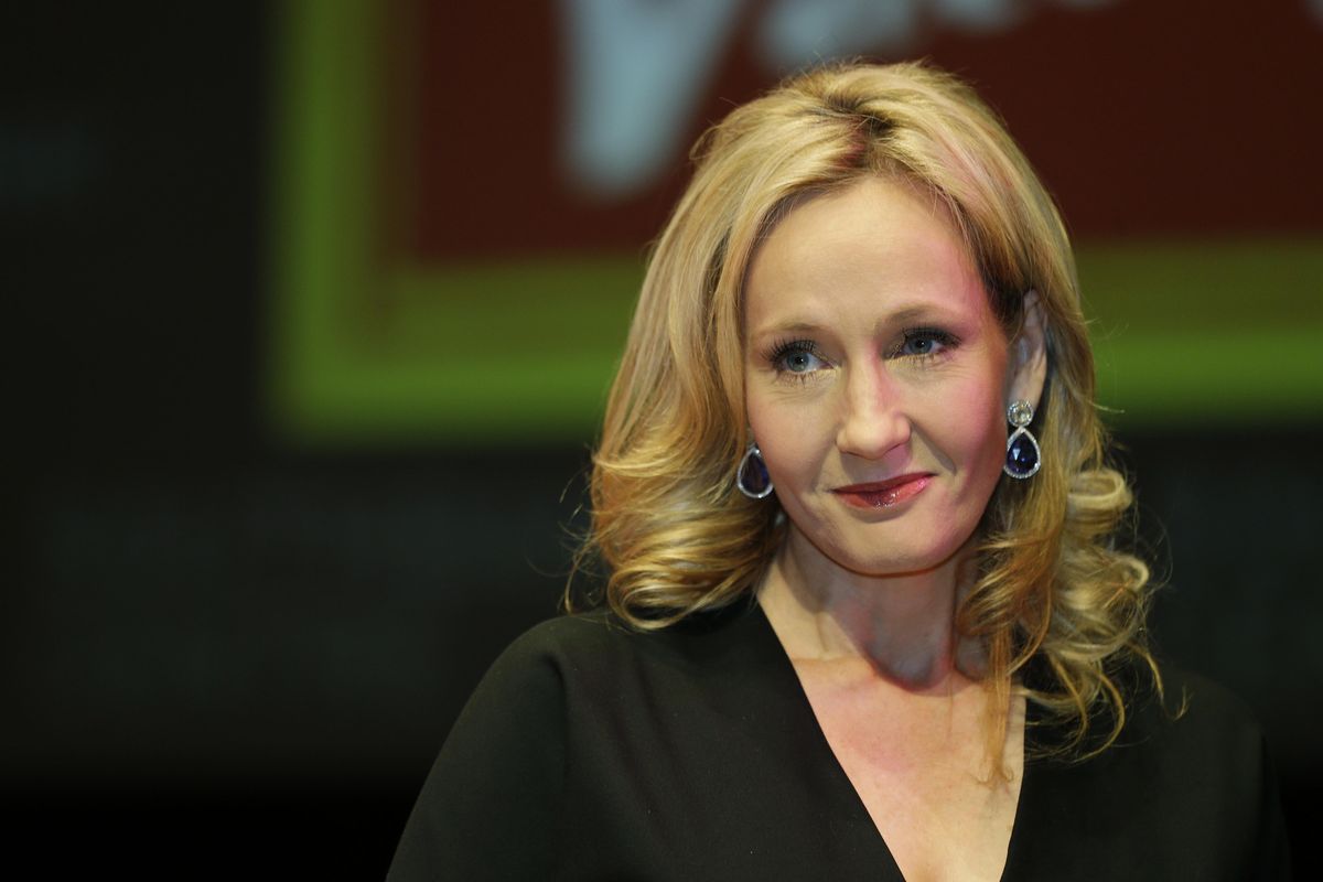 J.K. Rowling’s “Harry Potter and the Philosopher’s Stone” was first published in Britain on June 26, 1997. It was first published in the U.S., as “Harry Potter and the Sorcerer’s Stone,” in 1998. (Lefteris Pitarakis / AP)