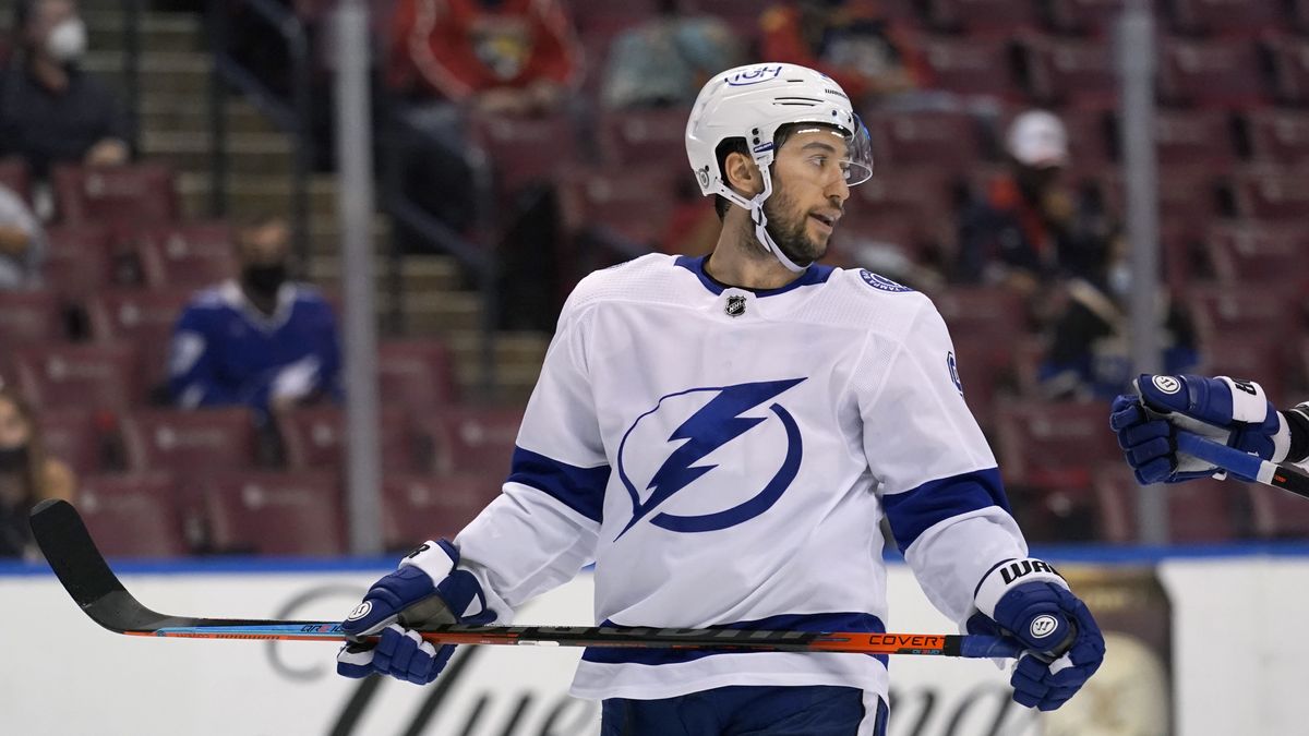 Tampa Bay center Tyler Johnson, 30, helped the Lightning win the Stanley Cup last season and returned to the team after being cut but ultimately clearing waivers. associated press  (Lynne Sladky)