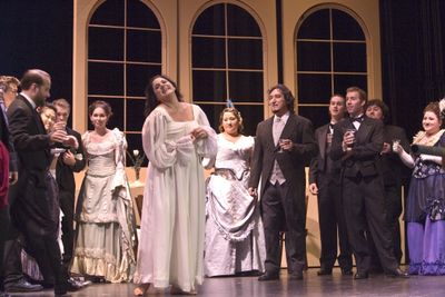 “La Traviata” cast members perform during dress rehearsal. Special to  (Photo by S. Joseph Sharnetsky Special to / The Spokesman-Review)