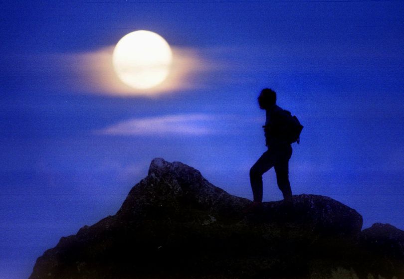 Almost any outdoor activity can be more sensual, if not romantic, under a full moon. (Associated Press)