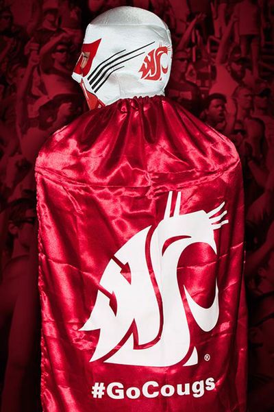 Cougador mask (Courtesy of WSU Athletics Facebook)