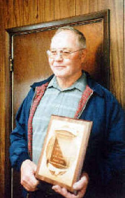 Herb Turrell is holding a plaque honoring his work history. He drove 42 years for the local Cenex co-op fuel supply.
(Photos courtesy of family / The Spokesman-Review)