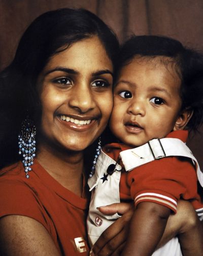 A Feb. 14, 2006, photo released by Seeta Khadan-Newton shows Ria Ramkissoon and her son, Javon Thompson.  (Associated Press / The Spokesman-Review)