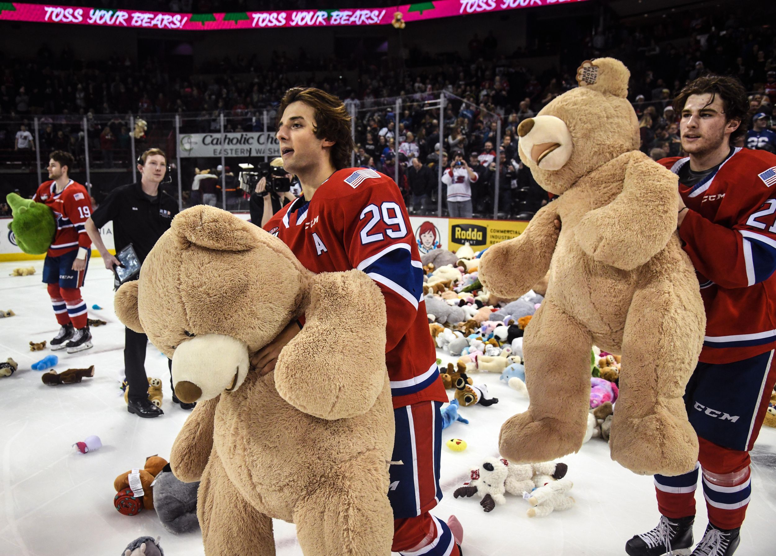 Teddy Bear Toss at Southwood Arena Tomorrow Night - 104.7 Heart FM