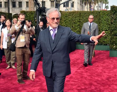 Steven Spielberg was a among the high-powered filmmakers who reached out after hearing Turner Classic Movies might be in danger. Also calling: Martin Scorses and Paul Thomas Anderson. The three directors have agreed to help curate programing for the beloved cable channel.  (Alberto E. Rodriguez/Getty Images)