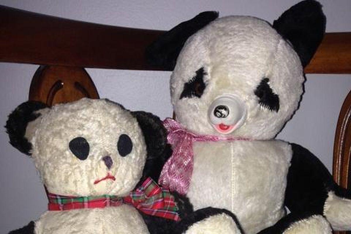 Perhaps matching childhood bears mean Christy Himmelright and her husband were destined for each other. (Courtesy)
