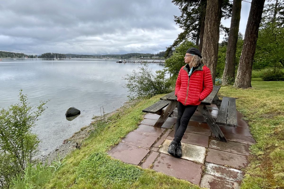 The view of Fisherman’s Bay on Lopez Island. (Leslie Kelly)