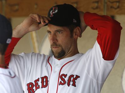 John Smoltz is ready to take the mound for Boston.  (Associated Press / The Spokesman-Review)