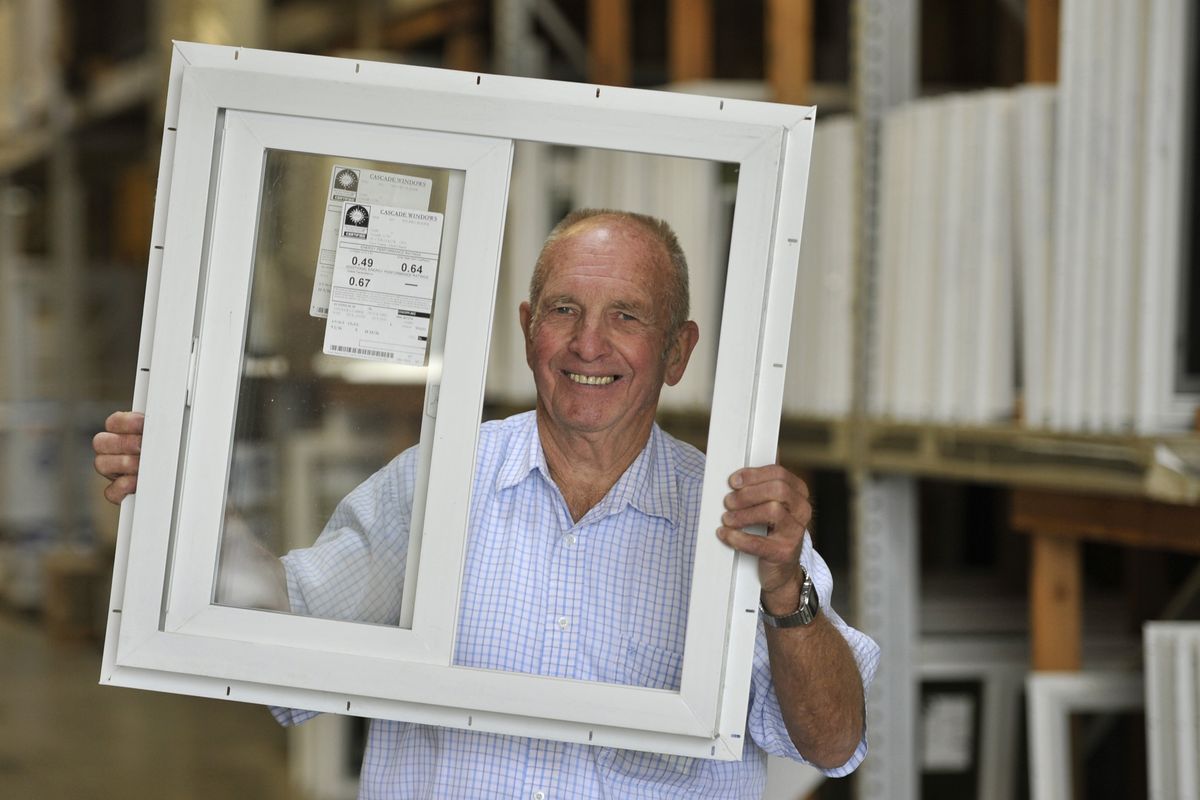 Building materials entrepreneur Vern Ziegler, pictured at his Northpointe Ziggy’s location, opened his first store in 1965. (Dan Pelle)