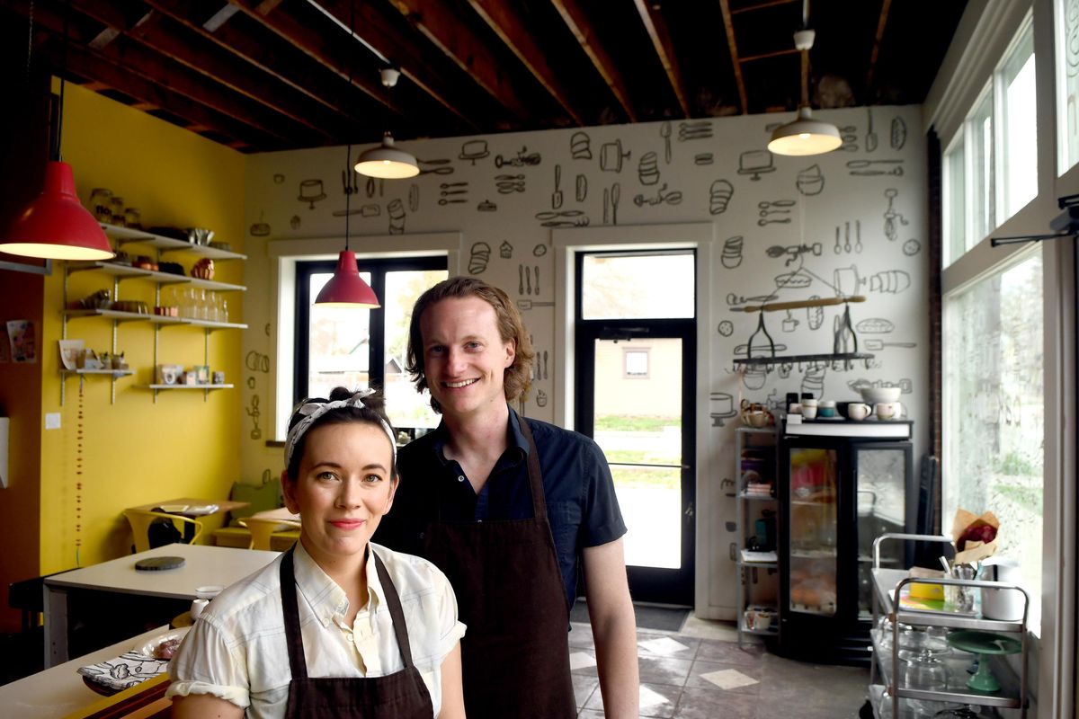 Charlotte and Jordan Ripley are the owners of Brunchkin, a monthly pop-up brunch restaurant at A Small Batch Bakeshop in Spokane’s West Central neighborhood. (Kathy Plonka / The Spokesman-Review)