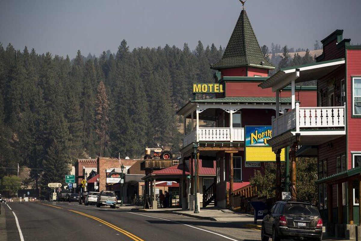 The town of Republic is pictured.  (Amanda Snyder/Seattle Times)