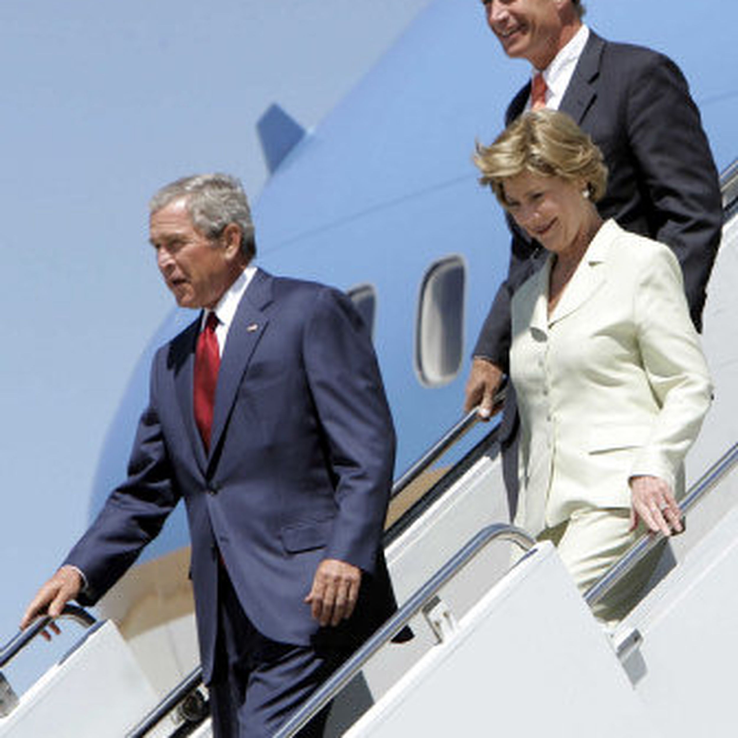 George W. Bush - Laura and I are saddened by the passing