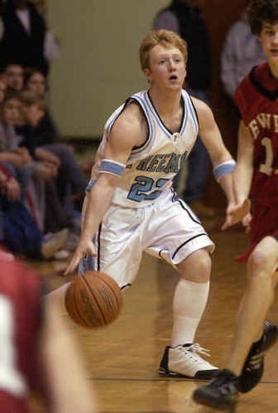 
Freeman High senior Jason Bailey dribbles down the court during Freeman's home game against Newport Feb. 11. Freeman won 104-38.
 (Liz Kishimoto / The Spokesman-Review)