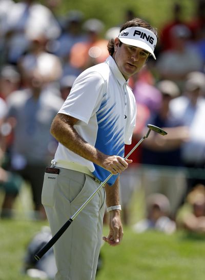 Bubba Watson had third straight round in the 60s at the Memorial. (Associated Press)