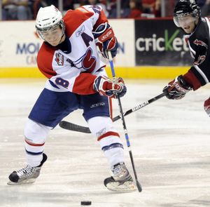Spokane Chiefs defenseman Jared Spurgeon was drafted by the NHL’s New York Islanders in 2008. (Colin Mulvany)