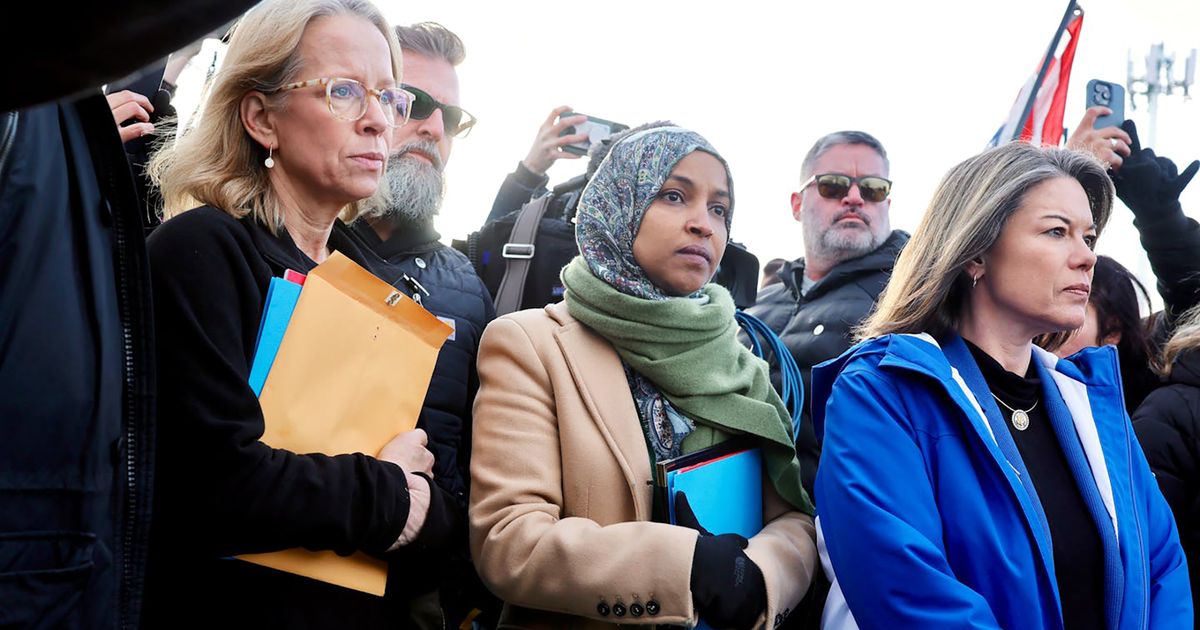 Image for Rep. Omar, other Congress members denied entry at ICE detention facility