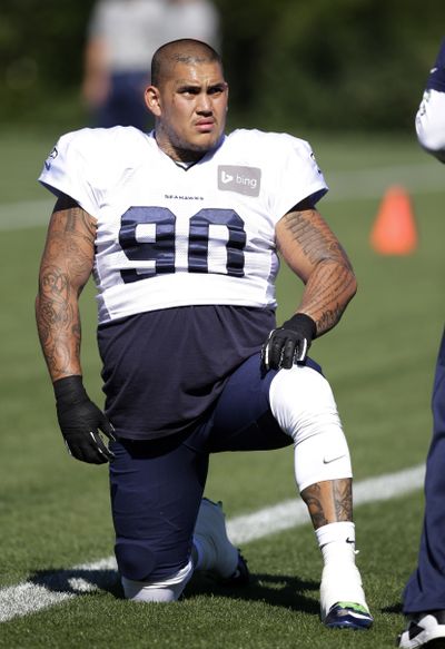 Seahawks’ defensive tackle Jesse Williams will undergo kidney surgery after being diagnosed with papillary type 2 cancer. (Associated Press)