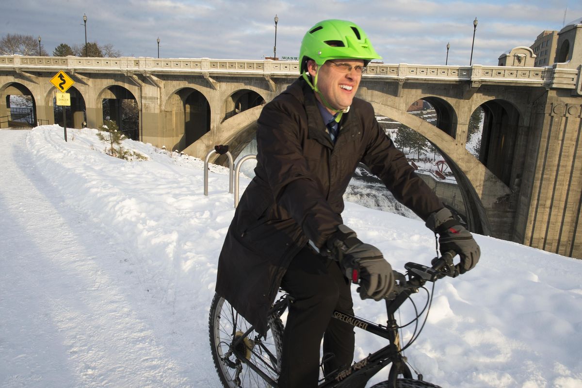 Jon Snyder is leaving the Spokane City Council to become a policy adviser for Gov. Jay Inslee. (Colin Mulvany / The Spokesman-Review)