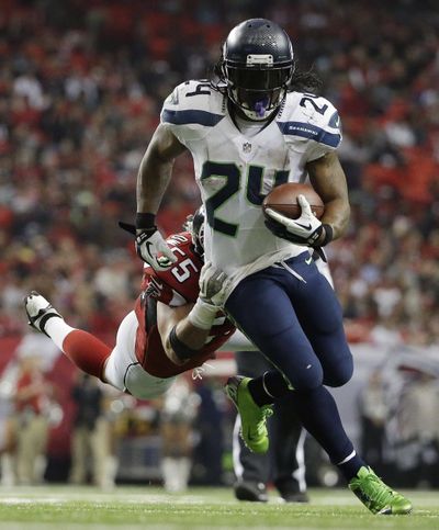 Marshawn Lynch of the Seahawks has proven to be one of the toughest running backs in the NFL. (Associated Press)