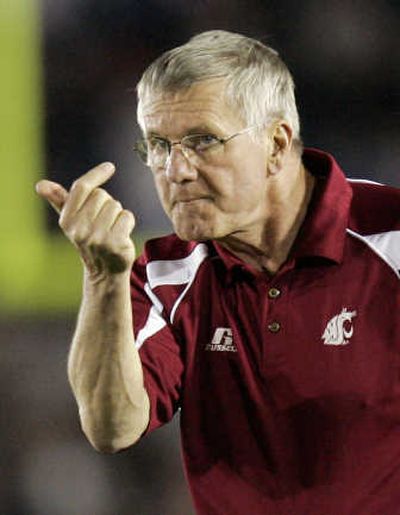 
Former Washington State head coach Bill Doba said recruits must prepare for many obligations. Associated Press
 (Associated Press / The Spokesman-Review)