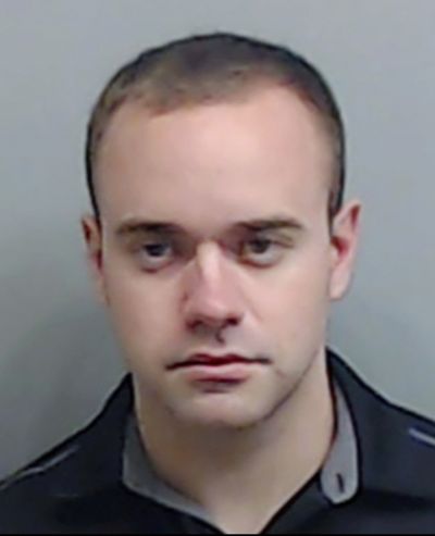 In this booking photo made available Thursday, June 18, 2020 by the Fulton County, Ga., Sheriff's Office, shows Atlanta Police Officer Garrett Rolfe.  (HOGP)