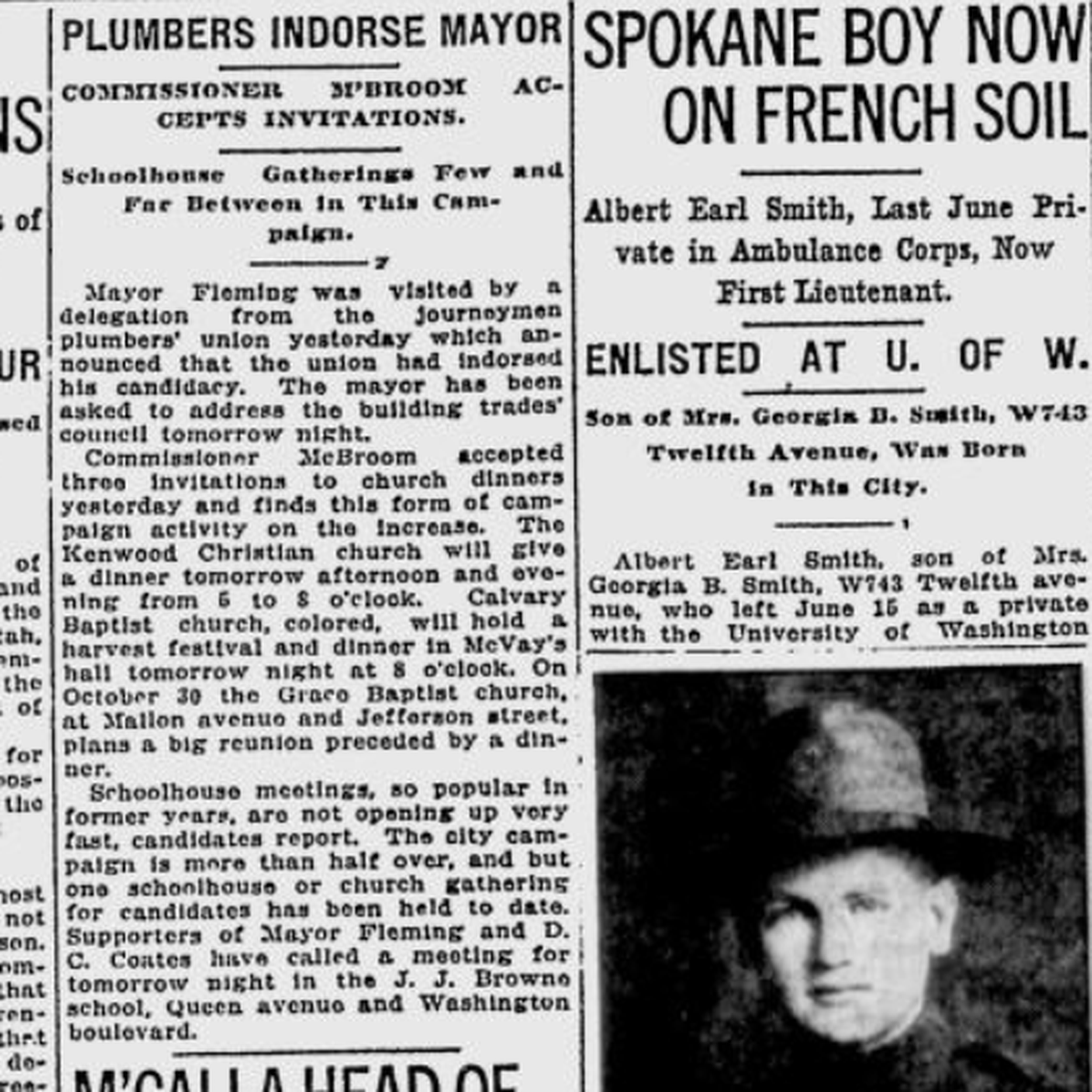 100 years ago today in Spokane: Mormon officials tell Spokane that church  doing its part in war effort | The Spokesman-Review