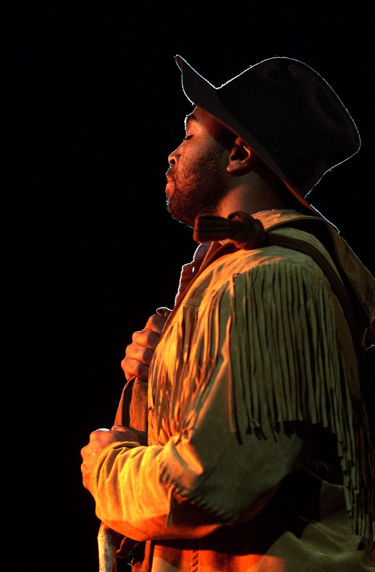 David Casteal, a teacher at Cooper Elementary School in Spokane, plays "York" for the Spokane Civic Theatre on April 25, 2005.  (Brian Plonka/THE SPOKESMAN-REVIEW)